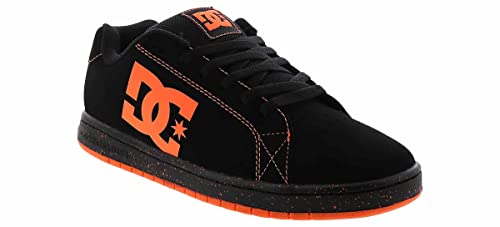 DC Men's Gaveler Low Shoe Skate, Black/Orange, 12