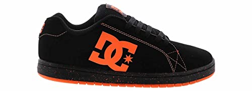 DC Men's Gaveler Low Shoe Skate, Black/Orange, 12