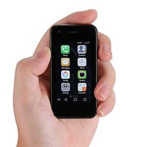 sudroid unlocked mini smartphone, 2.5 inch the world's smallest cell phone 3g network premium child phone quad core small phone (black)