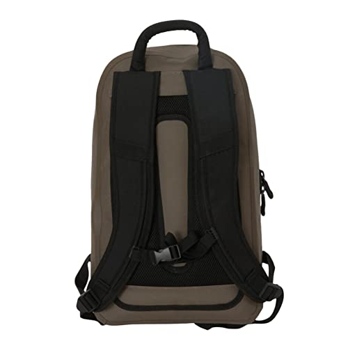 Banded Avery Arc Welded Micro Backpack-Marsh Brown - B08121