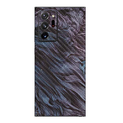 MightySkins Carbon Fiber Skin for Samsung Galaxy Note 20 Ultra 5G - Angry Ripple | Protective, Durable Textured Carbon Fiber Finish | Easy to Apply, Remove, and Change Styles | Made in The USA