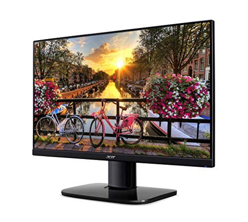 Acer KA272U biipx 27” WQHD 2560 x 1440 IPS Zero-Frame Monitor with 75Hz Refresh Rate and AMD Radeon FreeSync Technology (Display Port & 2 x HDMI 1.4 Ports) Black