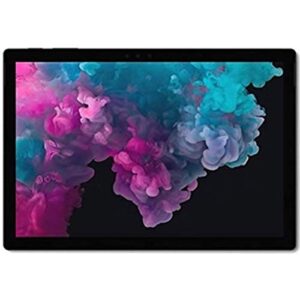 microsoft surface pro 6 12.3" touchscreen 2 in 1 tablet computer (platinum), intel core i7, 8gb ram, 256gb ssd, win 10 home, online class ready, bluetooth, webcam (renewed)