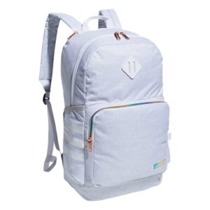 adidas classic 3s 4 backpack, jersey white/white rainbow, one size