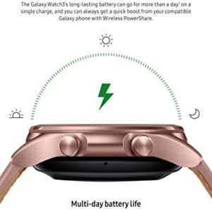 Samsung Galaxy Watch 3 (41mm, GPS, Bluetooth) Smart Watch Mystic Bronze (US Version, Renewed)