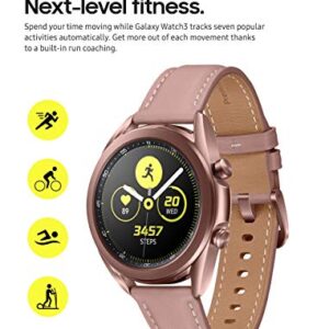 Samsung Galaxy Watch 3 (41mm, GPS, Bluetooth) Smart Watch Mystic Bronze (US Version, Renewed)