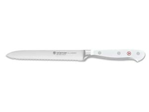 wüsthof classic white 5" serrated utility knife