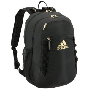 adidas excel 6 backpack, black,gold, one size