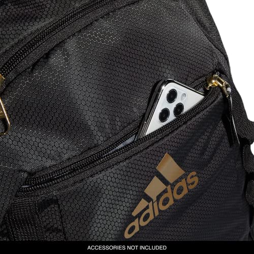 adidas Excel 6 Backpack, Black,Gold, One Size
