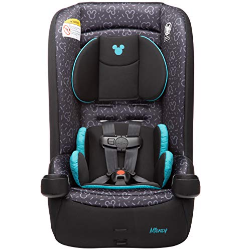 Disney Baby Jive 2 in 1 Convertible Car Seat,Rear-Facing 5-40 pounds and Forward-Facing 22-65 pounds, Mickey Teal