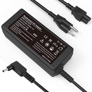 65w ac power adapter charger for acer chromebook 11 13 14 15 r11 cb3-131-c3sz cb3-431 cb3-532 cb5 cb5-132t c730e-c4ba c720 c720p c740 aspire one ao1-131-c7dw c9pm a13-045n2a n15q9 n15q8 n16p1