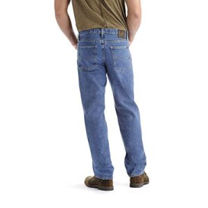 Lee Men's Big & Tall Regular Fit Straight Leg Jean, Pepperstone, 46W x 28L