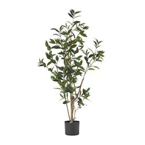 christopher knight home 313916 artificial plants, 4' x 1.5', green