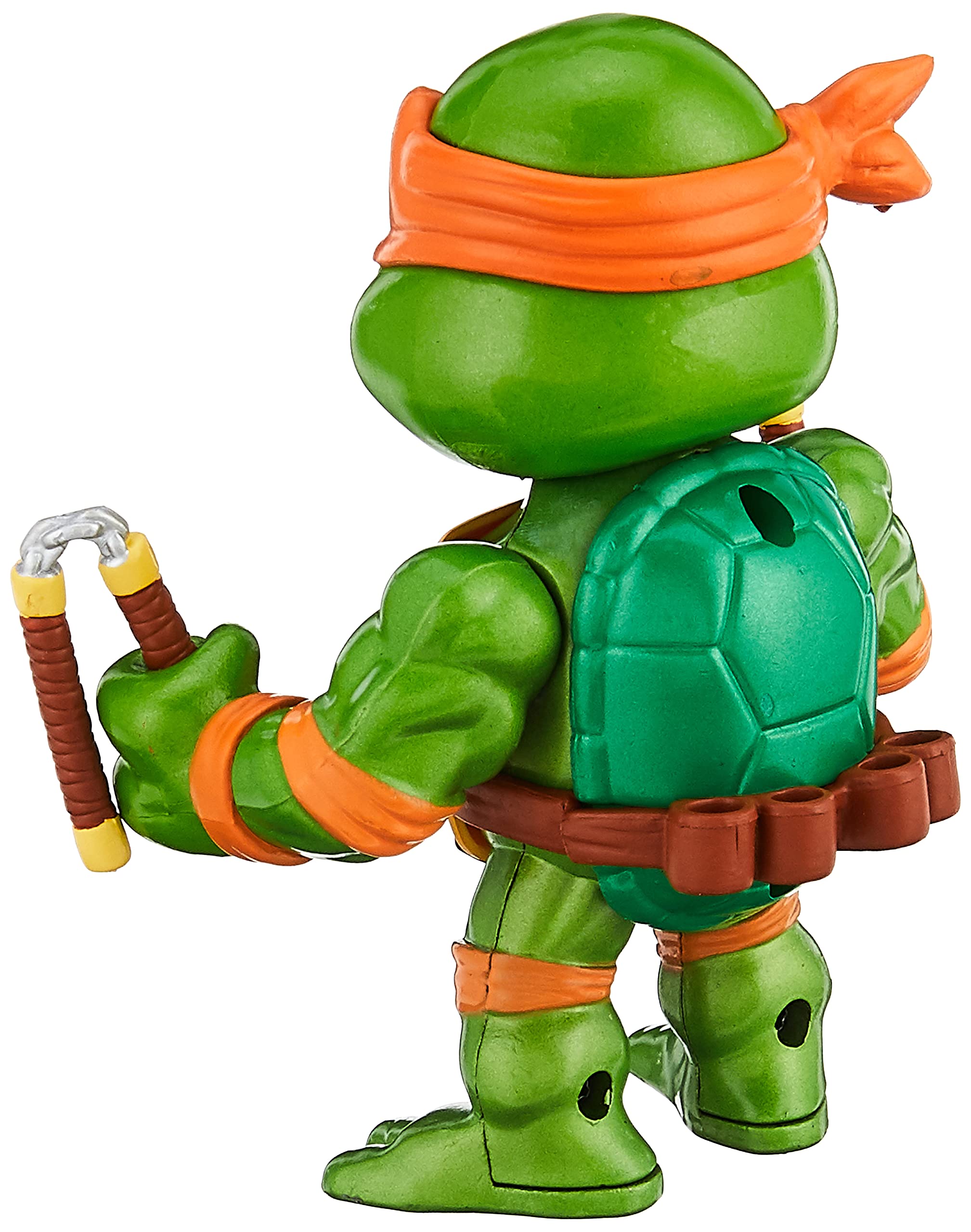 Jada Toys Teenage Mutant Ninja Turtles 4 Michelangelo Die-cast Figure, Toys for Kids and Adults, Orange, 31848