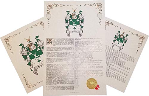 Tolley - Coat of Arms, Crest & History 3 Print Combo - Surname Origin: Germany