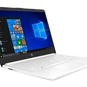 HP 2022 Stream 14" HD Laptop, Intel Celeron N4020 Dual-core Processor, 4GB DDR4 RAM, 64GB eMMC, Intel HD Graphics, 1 Year Office 365, Webcam, HDMI, Windows 10S, White, 32GB SnowBell USB Card