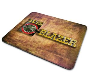 1975-1980 compatible with chevrolet k5 blazer rustic design thin rubber backed square mouse pads for gaming computer laptops notebooks desks