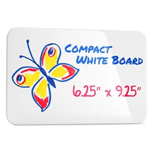 small dry erase board – compact durable small white board – mini white board for desk or kids dry erase board