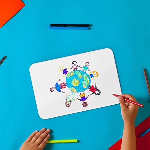 Small Dry Erase Board – Compact Durable Small White Board – Mini White Board for Desk or Kids Dry Erase Board