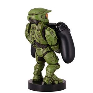 Exquisite Gaming: Halo: Master Chief - Mobile Phone & Gaming Controller Holder, Device Stand, Cable Guys, Xbox Licensed Figure