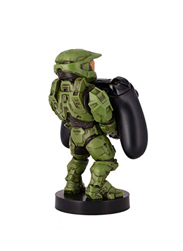 Exquisite Gaming: Halo: Master Chief - Mobile Phone & Gaming Controller Holder, Device Stand, Cable Guys, Xbox Licensed Figure