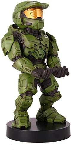 Exquisite Gaming: Halo: Master Chief - Mobile Phone & Gaming Controller Holder, Device Stand, Cable Guys, Xbox Licensed Figure