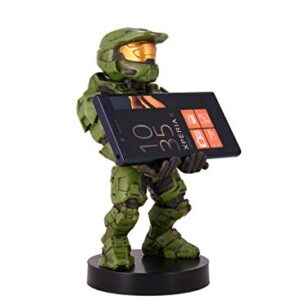 Exquisite Gaming: Halo: Master Chief - Mobile Phone & Gaming Controller Holder, Device Stand, Cable Guys, Xbox Licensed Figure