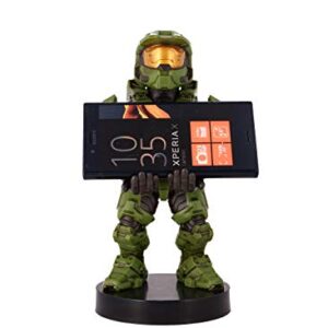 Exquisite Gaming: Halo: Master Chief - Mobile Phone & Gaming Controller Holder, Device Stand, Cable Guys, Xbox Licensed Figure