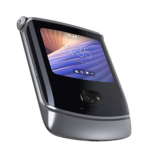 Motorola Razr 5G | Unlocked | Made for US by Motorola | 8/256GB | 48MP Camera | 2020 | Liquid Mercury