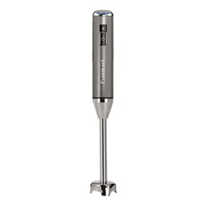 cuisinart electric hand blender & mixer, evolutionx cordless rechargeable, gray/black, rhb-100,dark grey