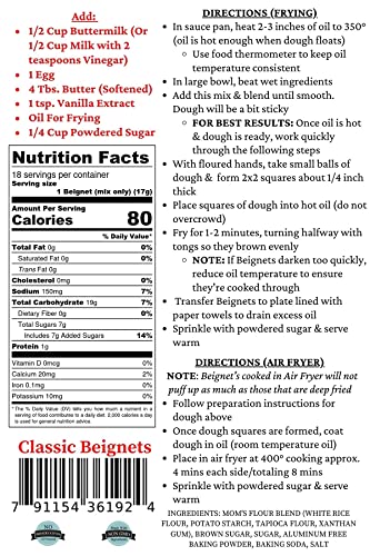 Mom's Place Gluten Free Classic Beignet Mix