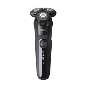 philips norelco shaver 5300, rechargeable wet & dry shaver with pop-up trimmer, s5588/81, men