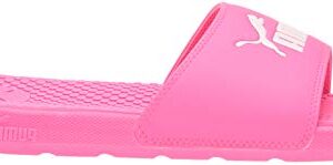 PUMA womens Cool Cat Slide Sandal, Knockout Pink-puma White, 9 US