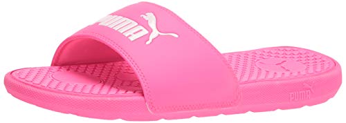 PUMA womens Cool Cat Slide Sandal, Knockout Pink-puma White, 9 US