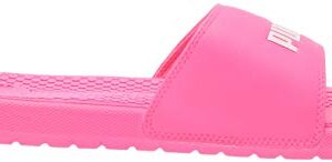 PUMA womens Cool Cat Slide Sandal, Knockout Pink-puma White, 9 US