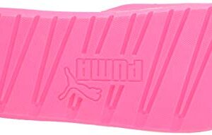 PUMA womens Cool Cat Slide Sandal, Knockout Pink-puma White, 9 US