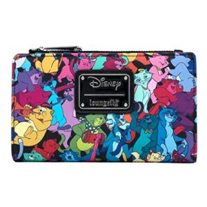 loungefly disney aristocats jazzy cats faux leather flap wallet