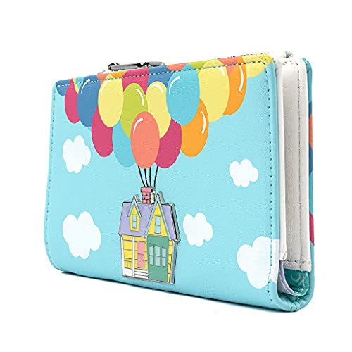 Loungefly Disney UP Balloon House Faux Leather Flap Wallet