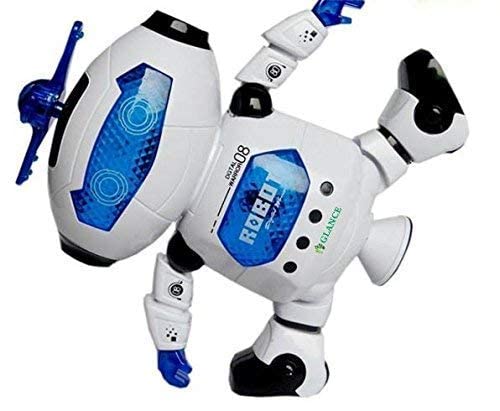 Happy Child Best Musical and Naugty Dancing Robot - 3D Lights and Very Attractive Musical Robot for Kids