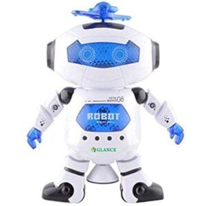 Happy Child Best Musical and Naugty Dancing Robot - 3D Lights and Very Attractive Musical Robot for Kids