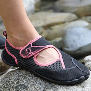 Body Glove Water Shoes for Women, Lake, Aerobics, Swimming, Aqua Sports, Beach, Womens Water Shoes, Black Slmn Rose Aqua Shoes for Women