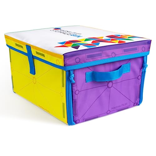 MAGNA-TILES Storage Bin & Interactive Play-Mat, The ORIGINAL Magnetic Building Brand