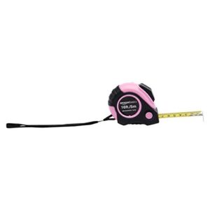 Amazon Basics Tape Measure - 16 Feet, Pink