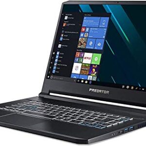 Acer Predator Triton 500 Thin & Light Gaming Laptop, Intel Core i7-9750H, GeForce RTX 2060 with 6GB, 15.6" Full HD 144Hz 3ms IPS Display, 16GB DDR4, 512GB PCIe NVMe SSD, RGB Keyboard (Renewed)