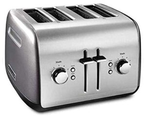 kitchenaid 4-slice toaster with manual high-lift lever