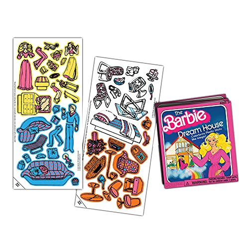 Colorforms Retro Play Set - Barbie Dreamhouse - The Classic Picture Toy That Sticks Like Magic - for Ages 3+