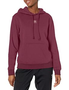 adidas originals women's hoodie, victory crimson, x-small