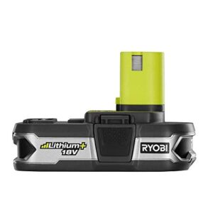 Ryobi P737D 18-Volt Cordless High Pressure Inflator with Digital Gauge & 18-Volt ONE+ Lithium-Ion Compact Battery (Renewed)