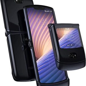 Motorola - moto razr 5G 256GB (Unlocked) - Polished Graphite - PAJS0007US (Renewed)