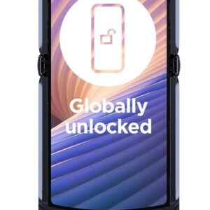 Motorola - moto razr 5G 256GB (Unlocked) - Polished Graphite - PAJS0007US (Renewed)